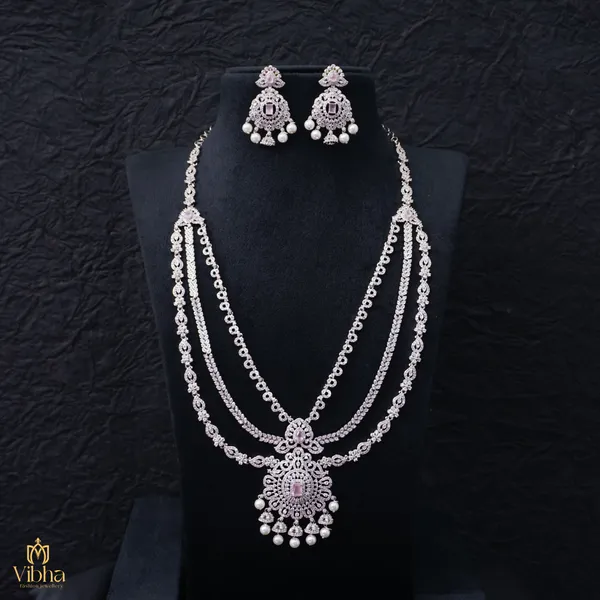 Mint_Pink_Premium_Metal_Necklace_Set_For_Women
