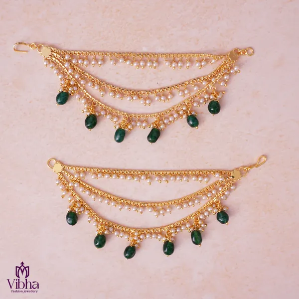 Green_Premium_Metal_Champaswaralu_For_Women