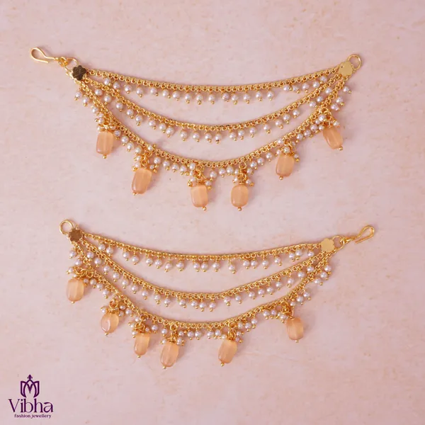 Orange_Premium_Metal_Champaswaralu_For_Women