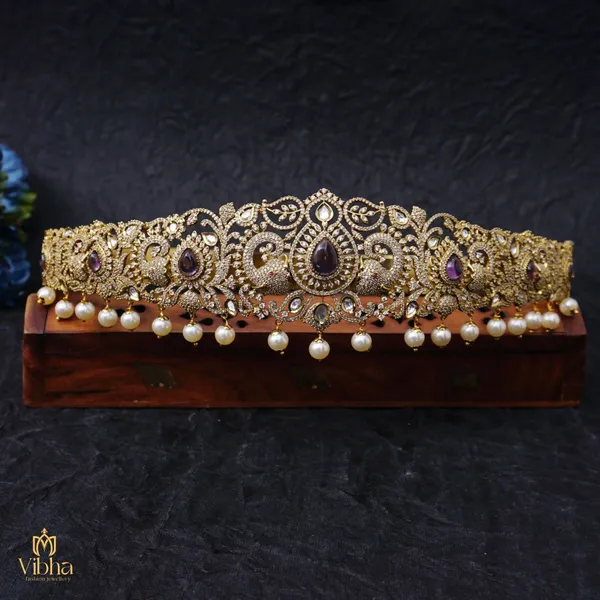Violet_Premium_Metal_Vaddanam_For_Women