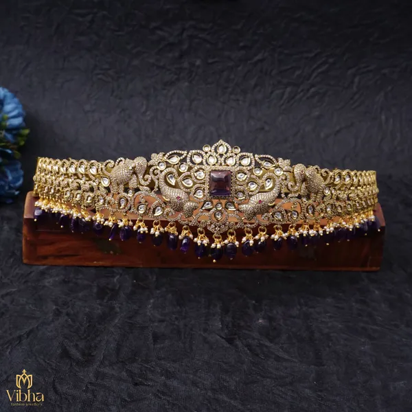 Violet_Premium_Metal_Vaddanam_For_Women