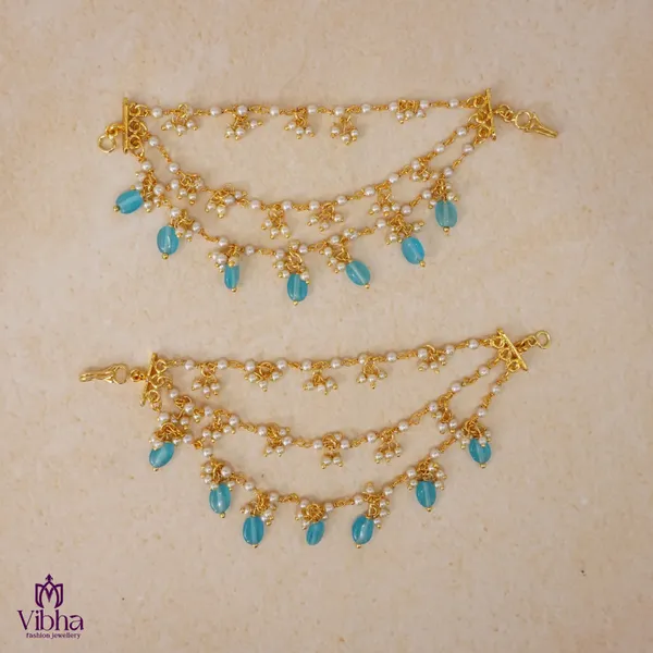 Mint_Blue_Premium_Metal_Champaswaralu_For_Women