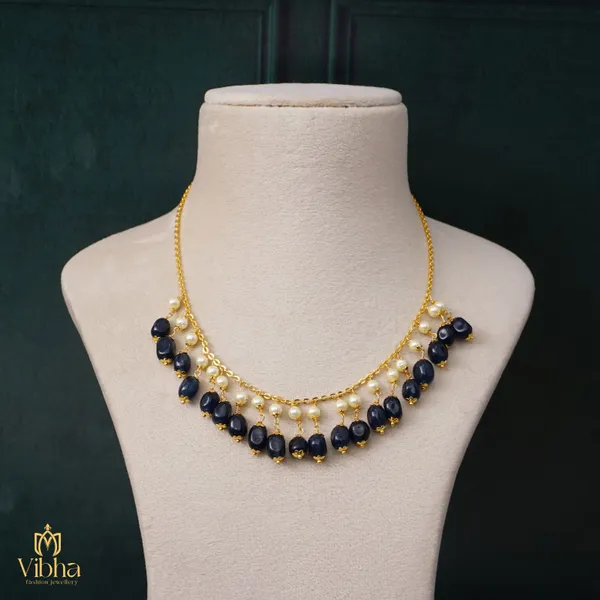 Dark_Blue_Premium_Metal_Necklace_Set_For_Women