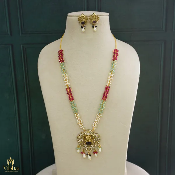 Violet_Premium_Metal_Necklace_Set_For_Women