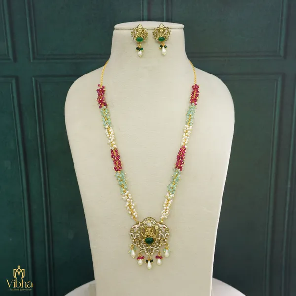 Green_Premium_Metal_Necklace_Set_Set_For_Women