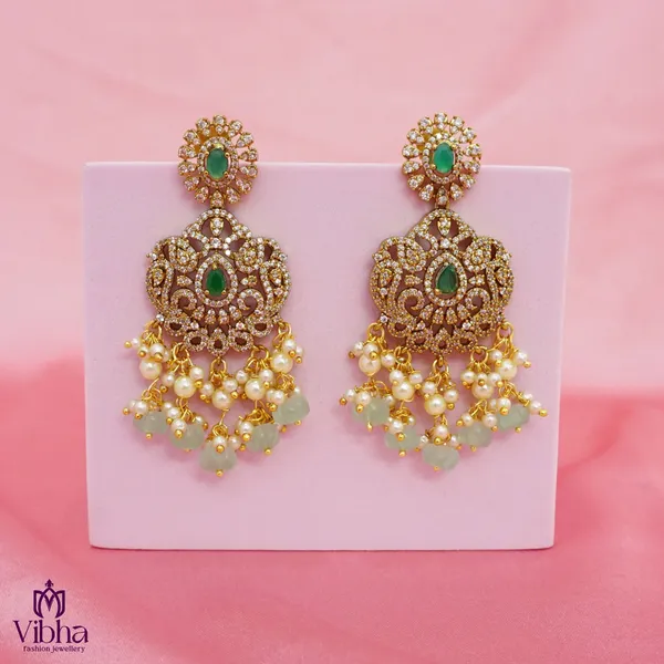 Mint_Green_Premium_Metal_Ear_Ring_For_Women