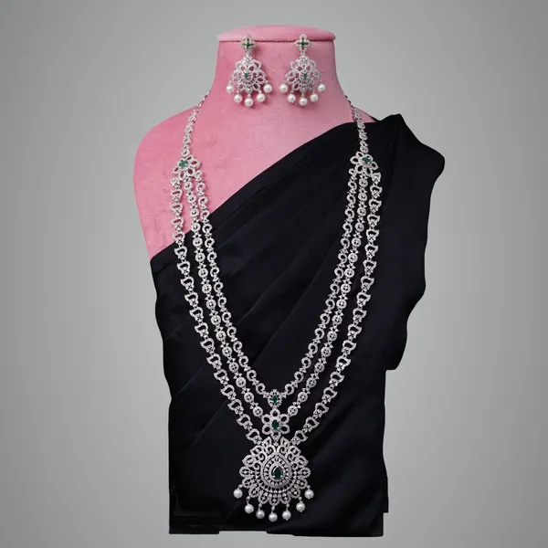 Green_Premium_Metal_Necklace_Set_For_Women