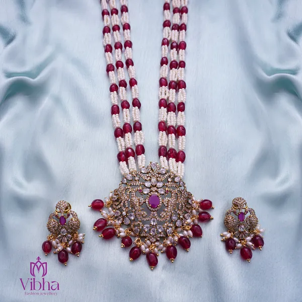 Carmine_Premium_Metal_Necklace_Set_For_Women