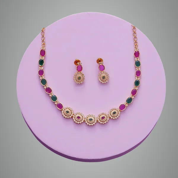 Multicolor_Premium_Metal_Necklace_Set_For_Women