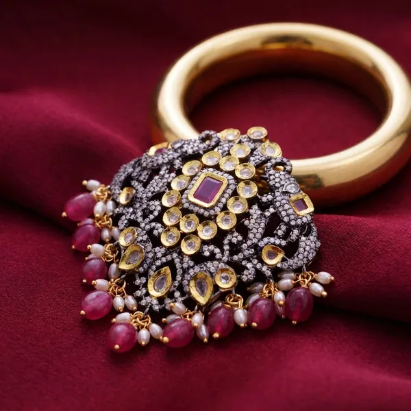 Ruby_Premium_Metal_Pendant_Set_For_Women