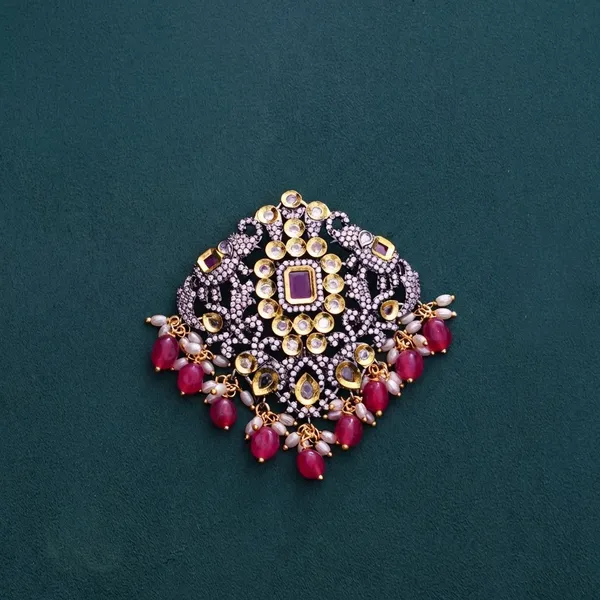 Ruby_Premium_Metal_Pendant_Set_For_Women