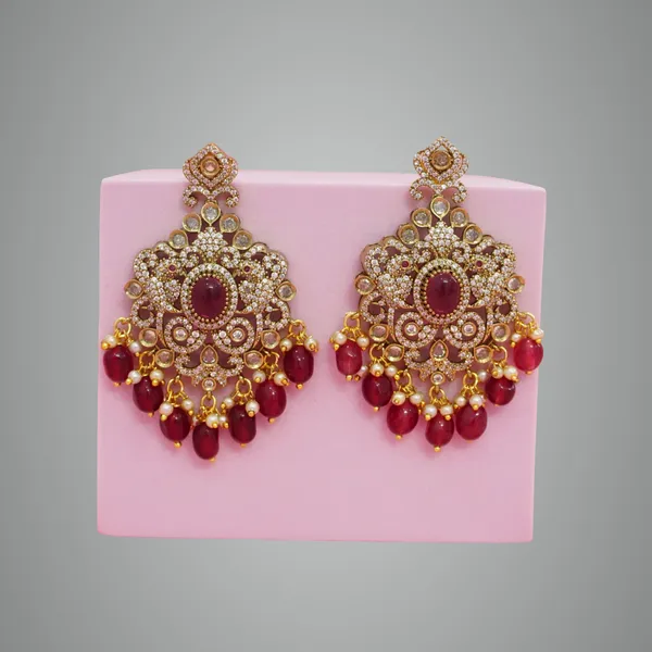 Red_Premium_Metal_Ear_Ring_For_Women