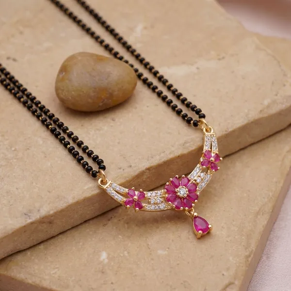 Pink_Premium_Metal_Mangalsutra_For_Women