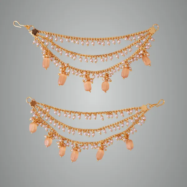 Orange_Premium_Metal_Champaswaralu_For_Women