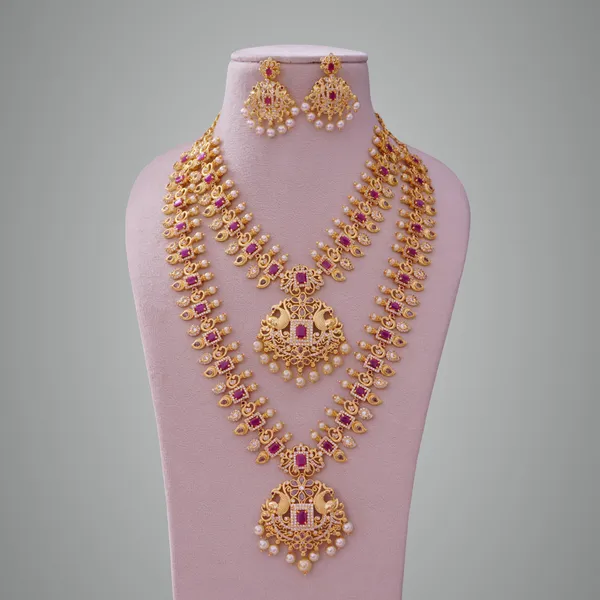 Gold_Premium_Metal_Necklace_Set_Set_For_Women