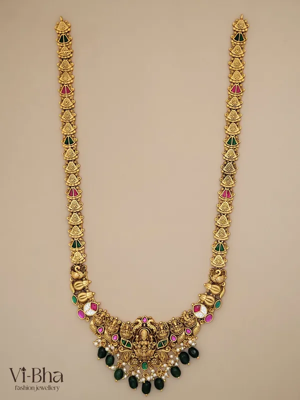 Green_Premium_Metal_Necklace_Set_For_Women
