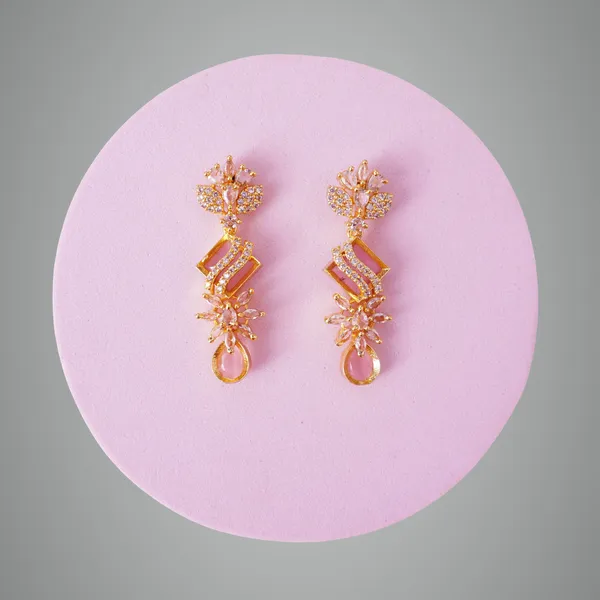 Mint_Pink_Premium_Metal_Ear_Ring_For_Women