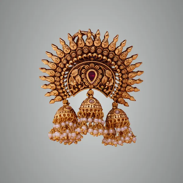 Gold_Premium_Metal_Hair_Brooch_For_Women