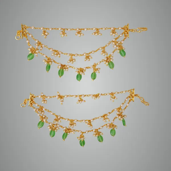 Green_Premium_Metal_Champaswaralu_For_Women