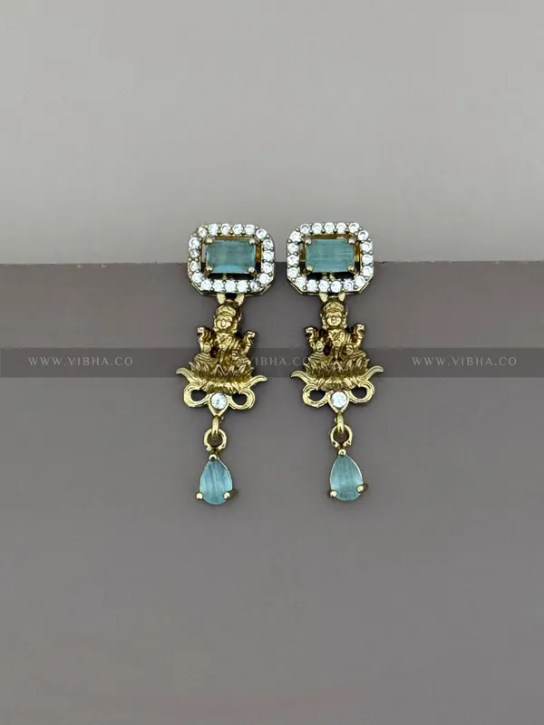 Mint_green_Premium_Metal_Necklace_Set_For_Women