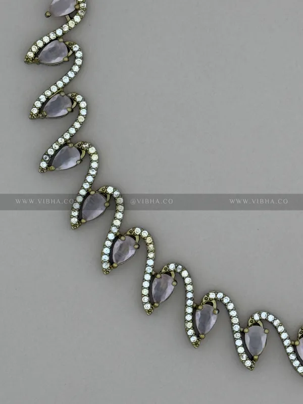 Mjnt_Pink_Premium_Metal_Necklace_Set_For_Women