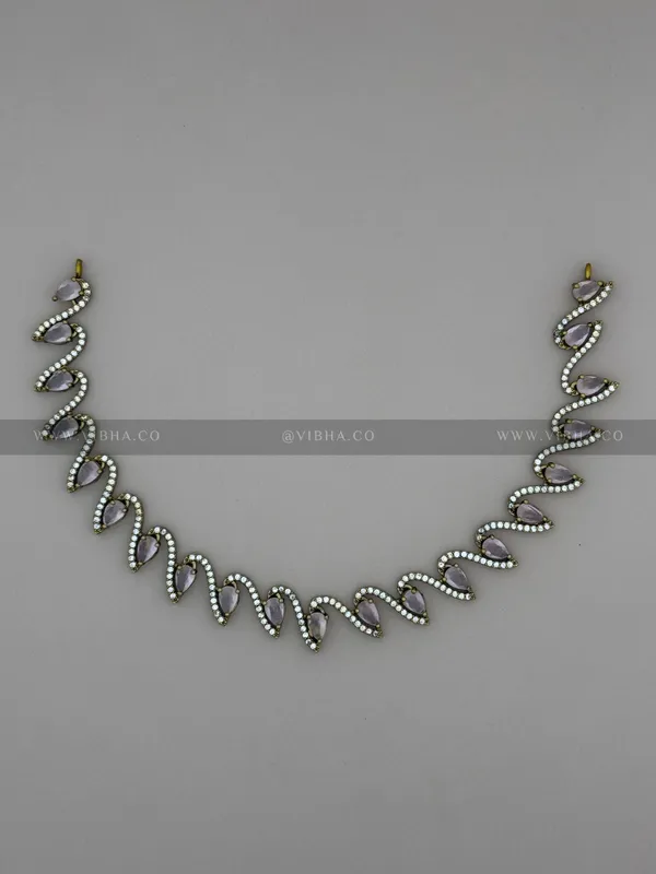 Mjnt_Pink_Premium_Metal_Necklace_Set_For_Women