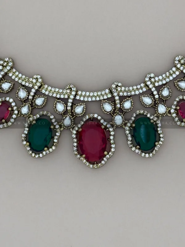Multi_Premium_Metal_Necklace_Set_For_Women
