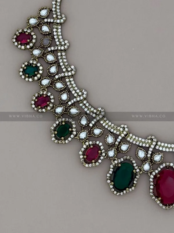Multi_Premium_Metal_Necklace_Set_For_Women