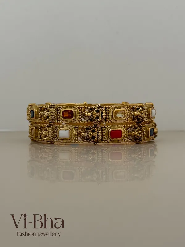 Navaratna_Gold_Premium_Metal_Bangles_For_Women