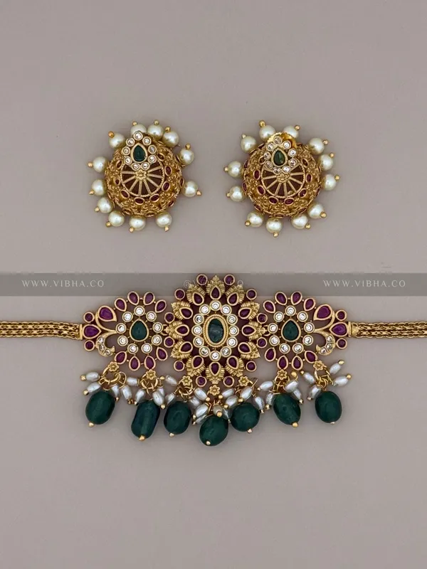 Premium_Metal_Chocker_Set_For_Women