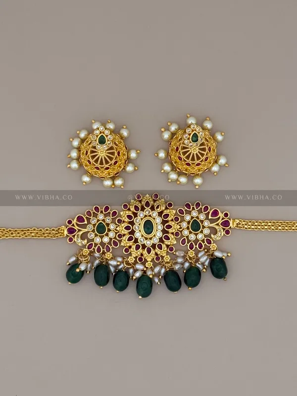 Premium_Metal_Chocker_Set_For_Women