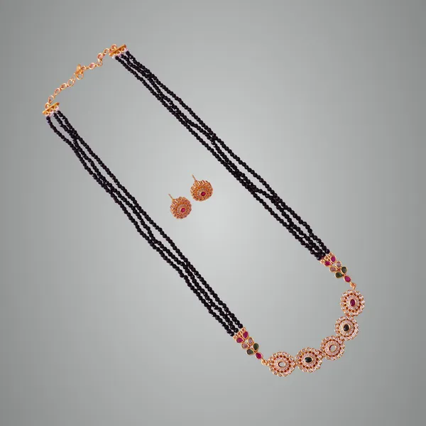 Black_Premium_Metal_Necklace_Set_For_Women