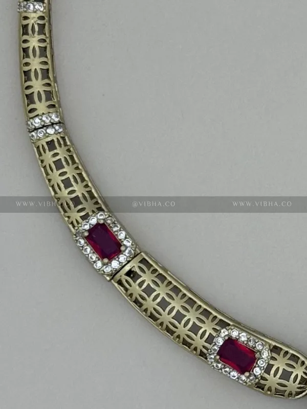 Ruby_Premium_Metal_Necklace_Set_For_Women