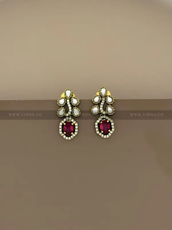 Ruby_Premium_Metal_Necklace_Set_For_Women