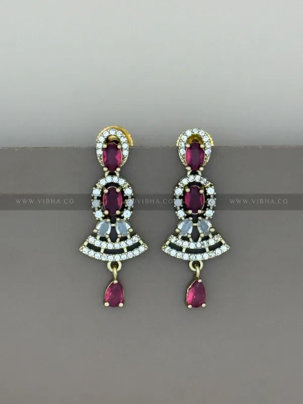 Ruby__Premium_Metal_Necklace_Set_For_Women