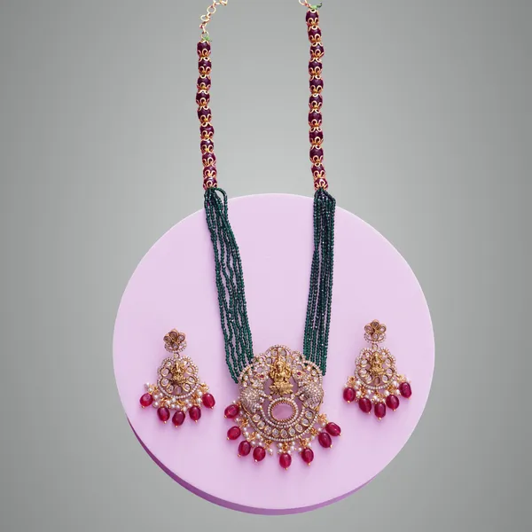 Green_Premium_Metal_Necklace_Set_Set_For_Women