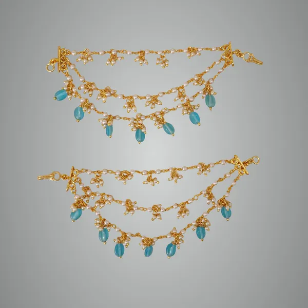 Mint_Blue_Premium_Metal_Champaswaralu_For_Women