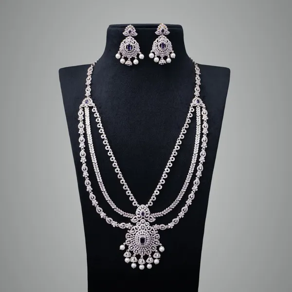 Violet_Premium_Metal_Necklace_Set_For_Women