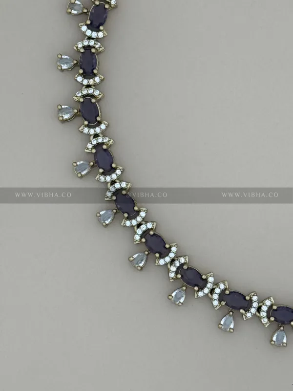 Violet_Premium_Metal_Necklace_Set_For_Women