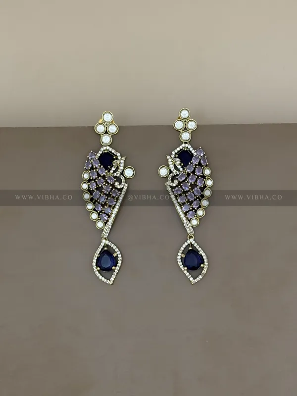 Violet_Premium_Metal_Necklace_Set_For_Women