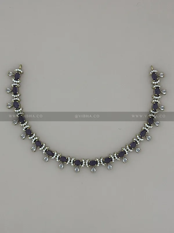 Violet_Premium_Metal_Necklace_Set_For_Women