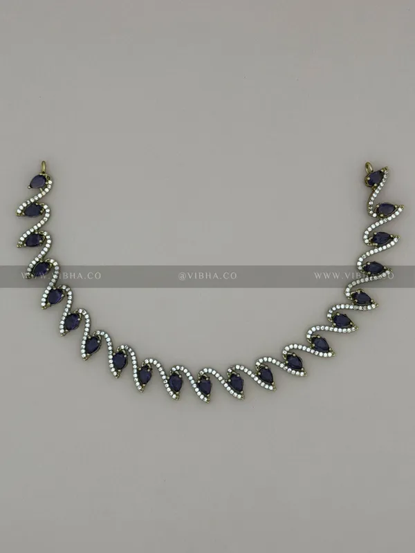 Violet_Premium_Metal_Necklace_Set_For_Women