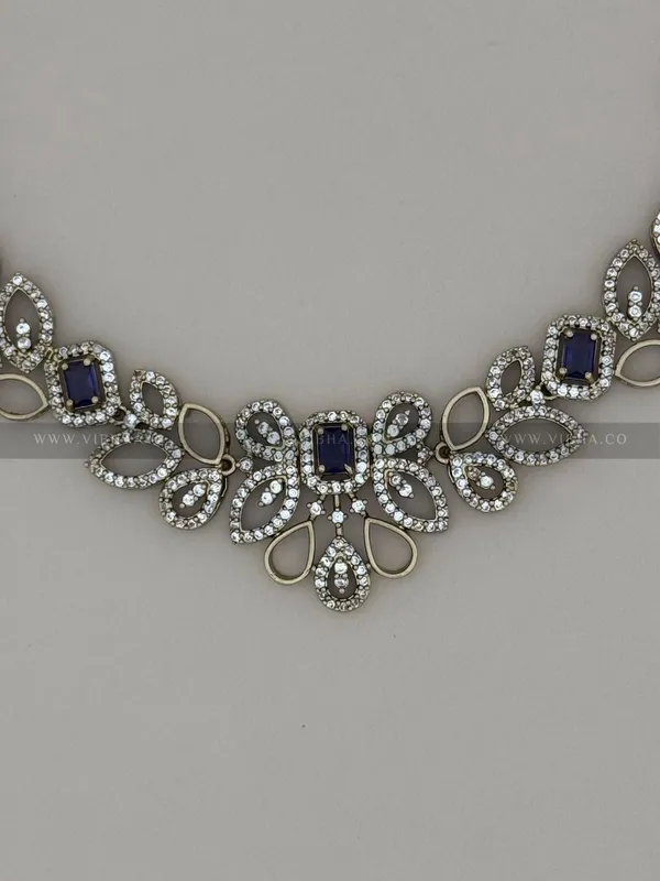 Violet_Premium_Metal_Necklace_Set_For_Women