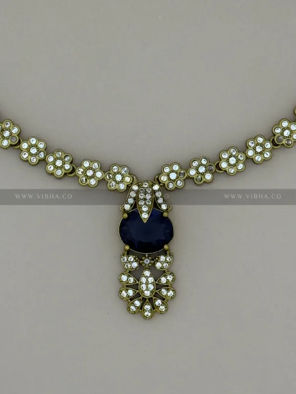 Violet_Premium_Metal_Necklace_Set_For_Women