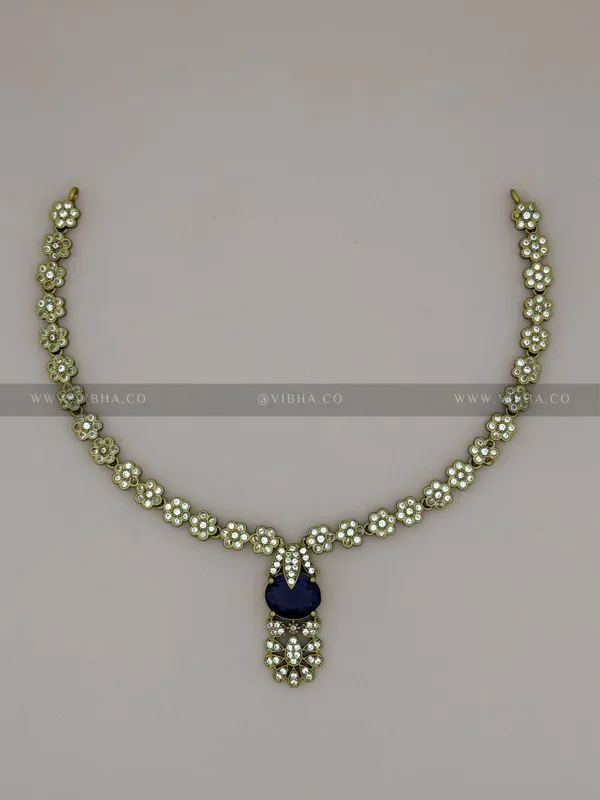 Violet_Premium_Metal_Necklace_Set_For_Women