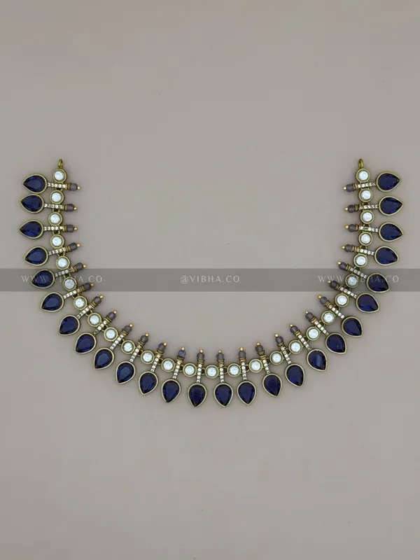 Violet_Premium_Metal_Necklace_Set_For_Women