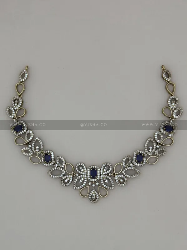 Violet_Premium_Metal_Necklace_Set_For_Women