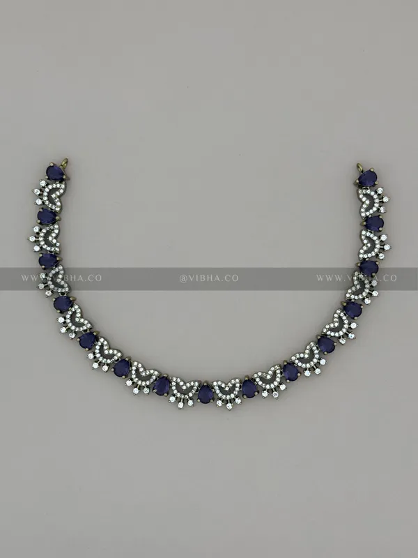 Violet_Premium_Metal_Necklace_Set_For_Women