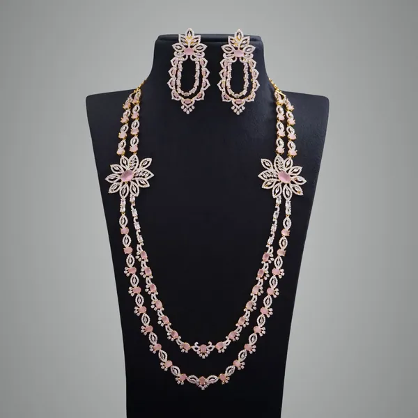 Mint_Pink_Premium_Metal_Necklace_Set_For_Women