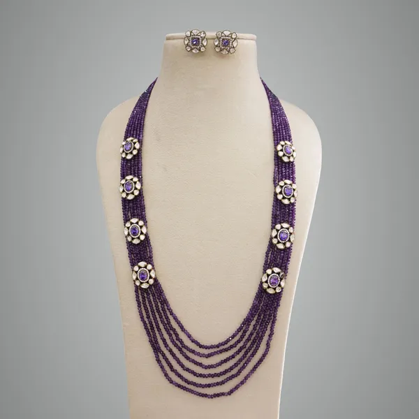 Violet_Premium_Metal_Necklace_Set_For_Women